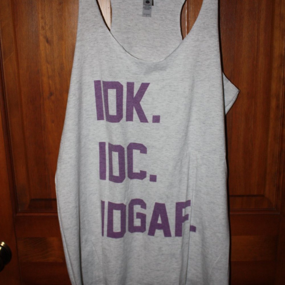 Next Level Apparel Fitness Tank women's size L